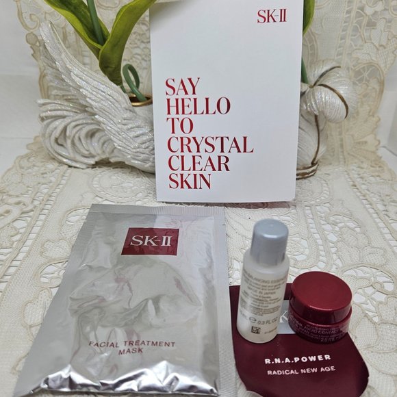 SK-II Facial Treatment Mask Pitera Facial Essence RNA Power Cream Travel Set - Picture 3 of 9
